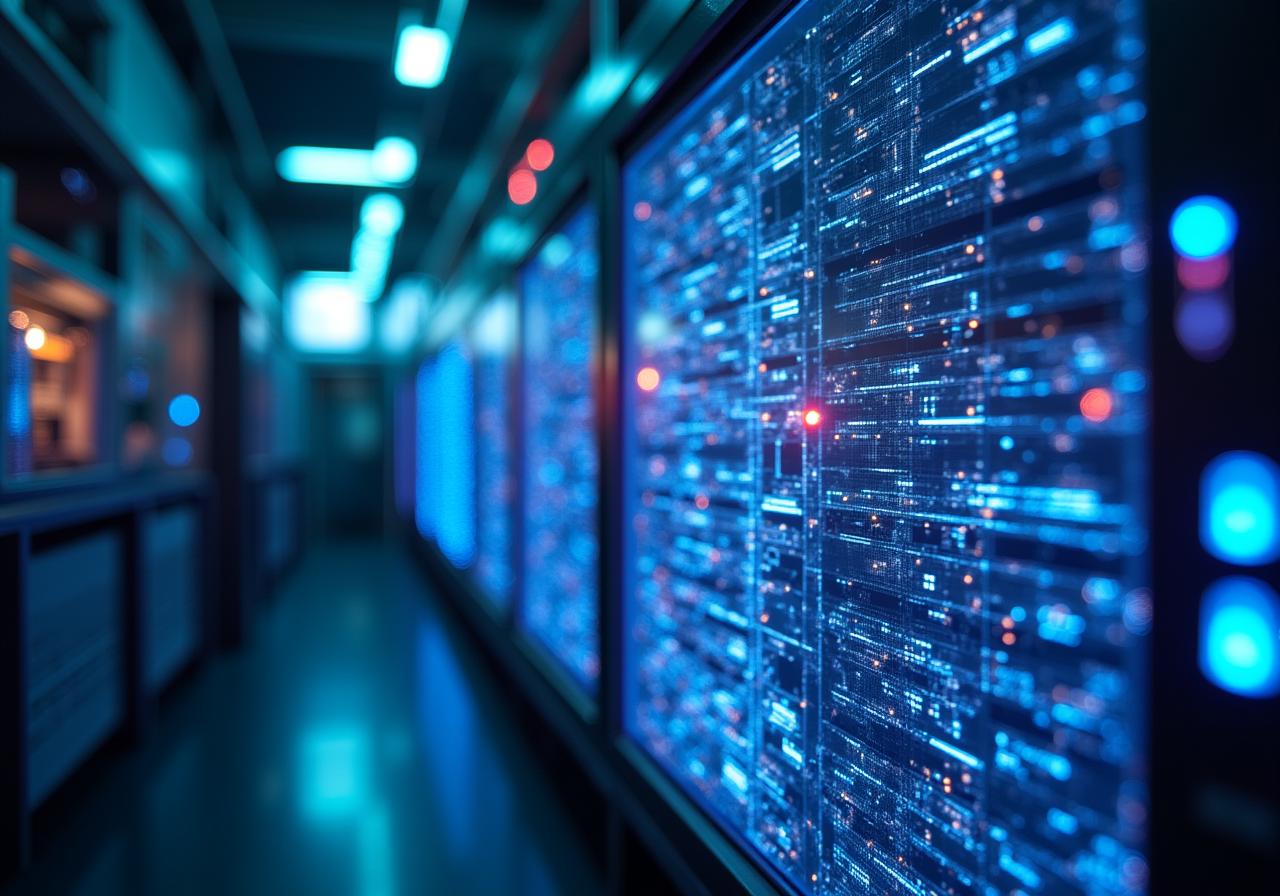 Wizualizacja procesora kwantowego w laboratorium Indigo Nexus